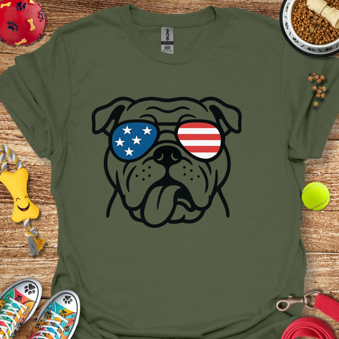 Patriotic Mastiff T-Shirt