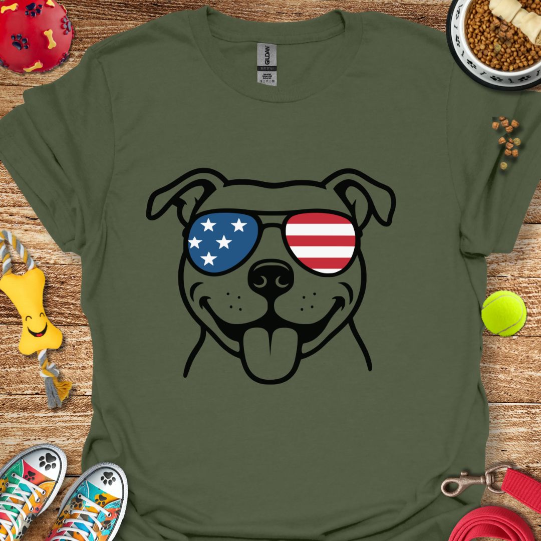 Patriotic Pittie T-Shirt