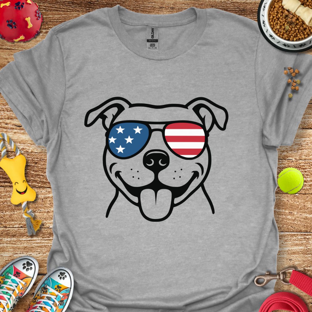 Patriotic Pittie T-Shirt