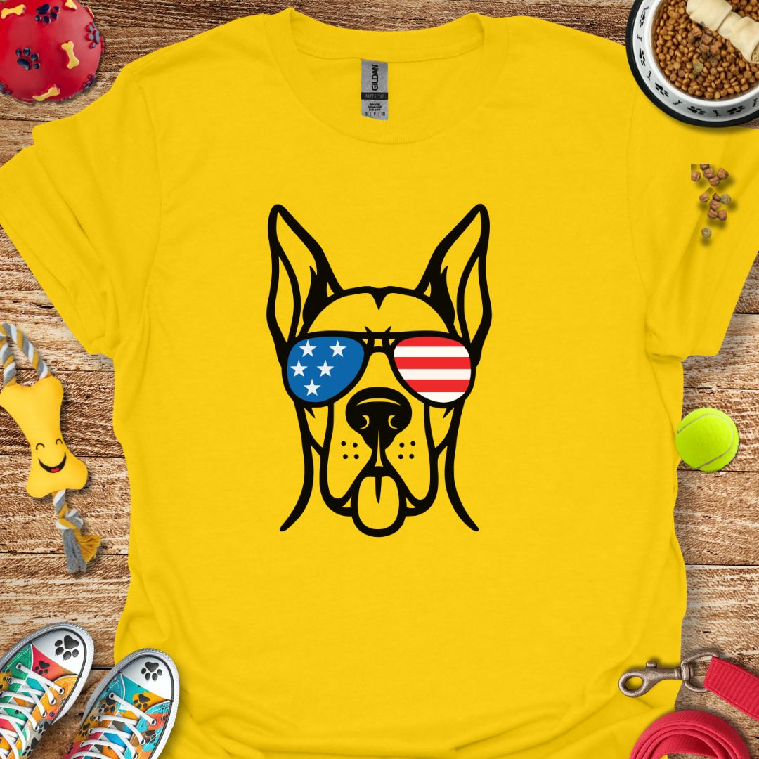 Patriotic Great Dane T-Shirt