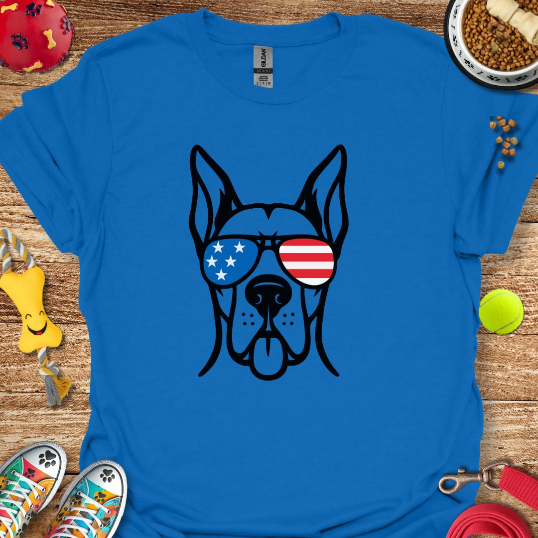 Patriotic Great Dane T-Shirt