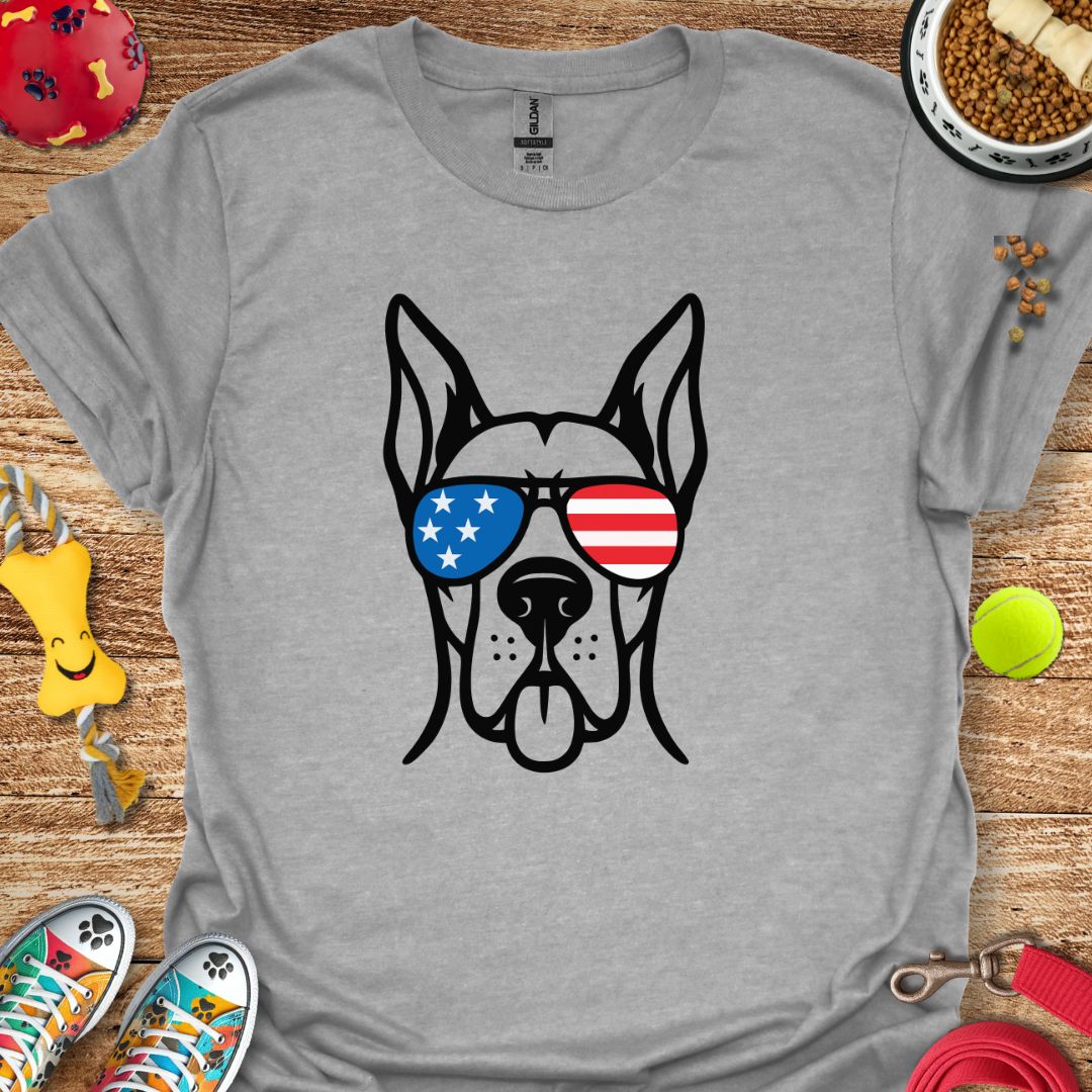 Patriotic Great Dane T-Shirt