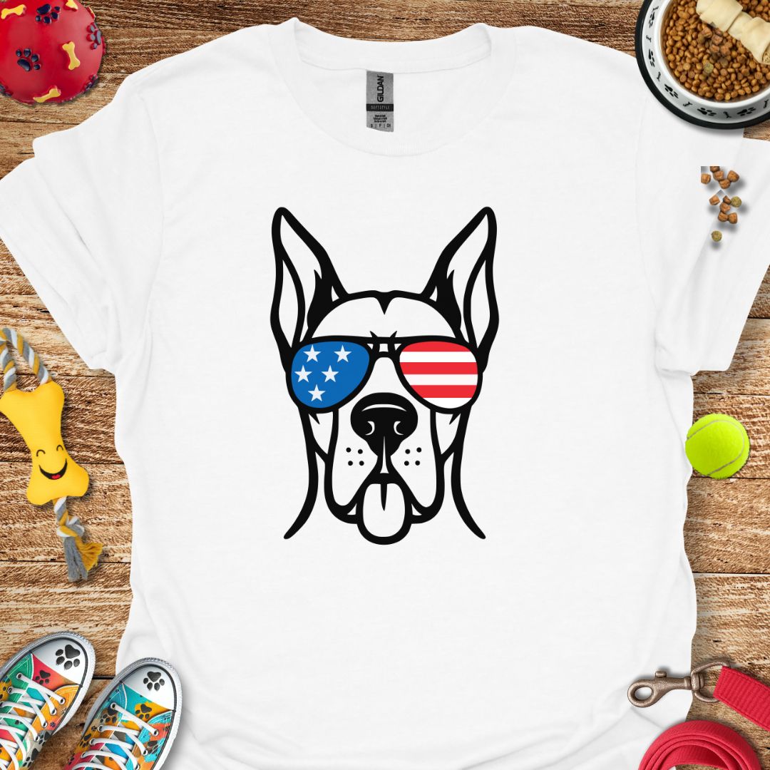 Patriotic Great Dane T-Shirt
