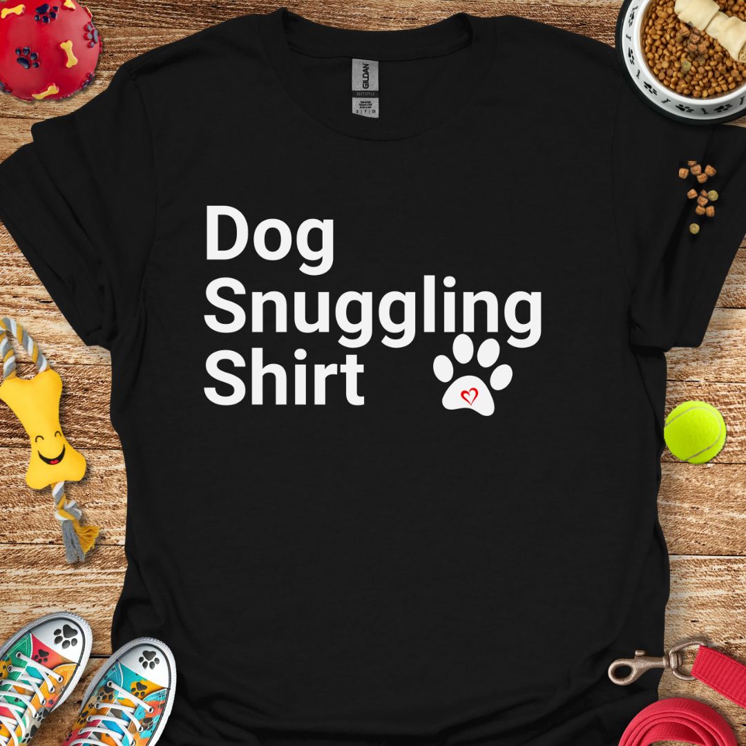 Dog Snuggling T-Shirt