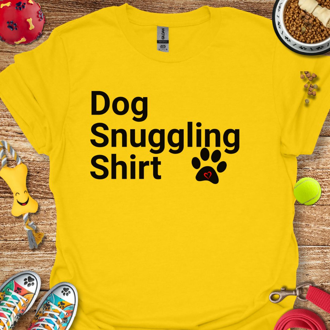 Dog Snuggling T-Shirt