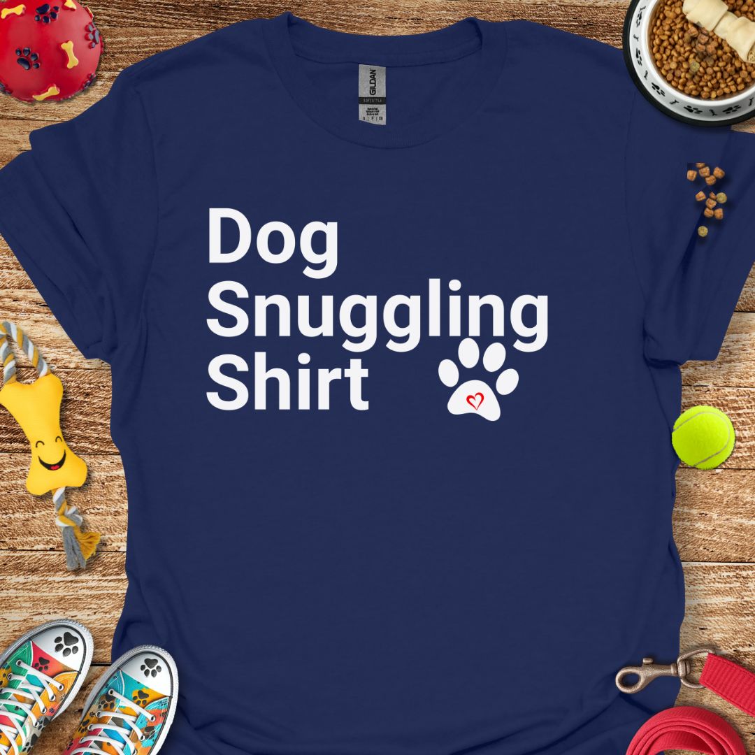 Dog Snuggling T-Shirt