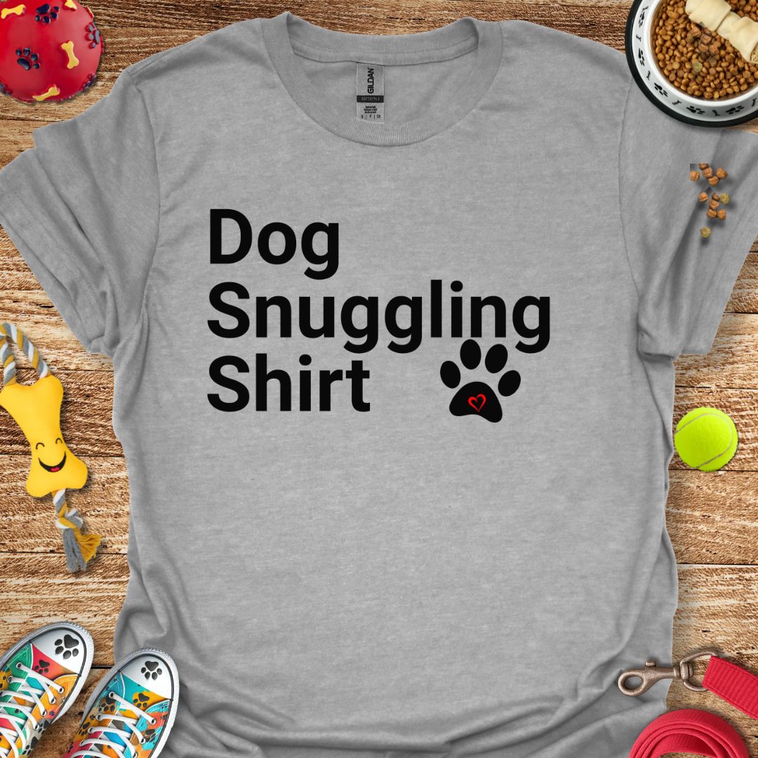 Dog Snuggling T-Shirt