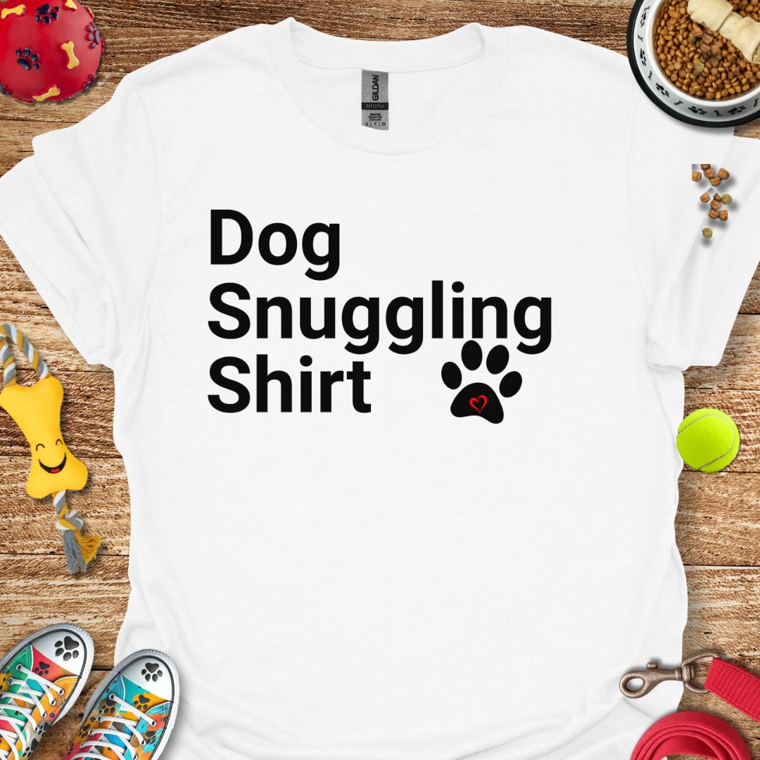 Dog Snuggling T-Shirt