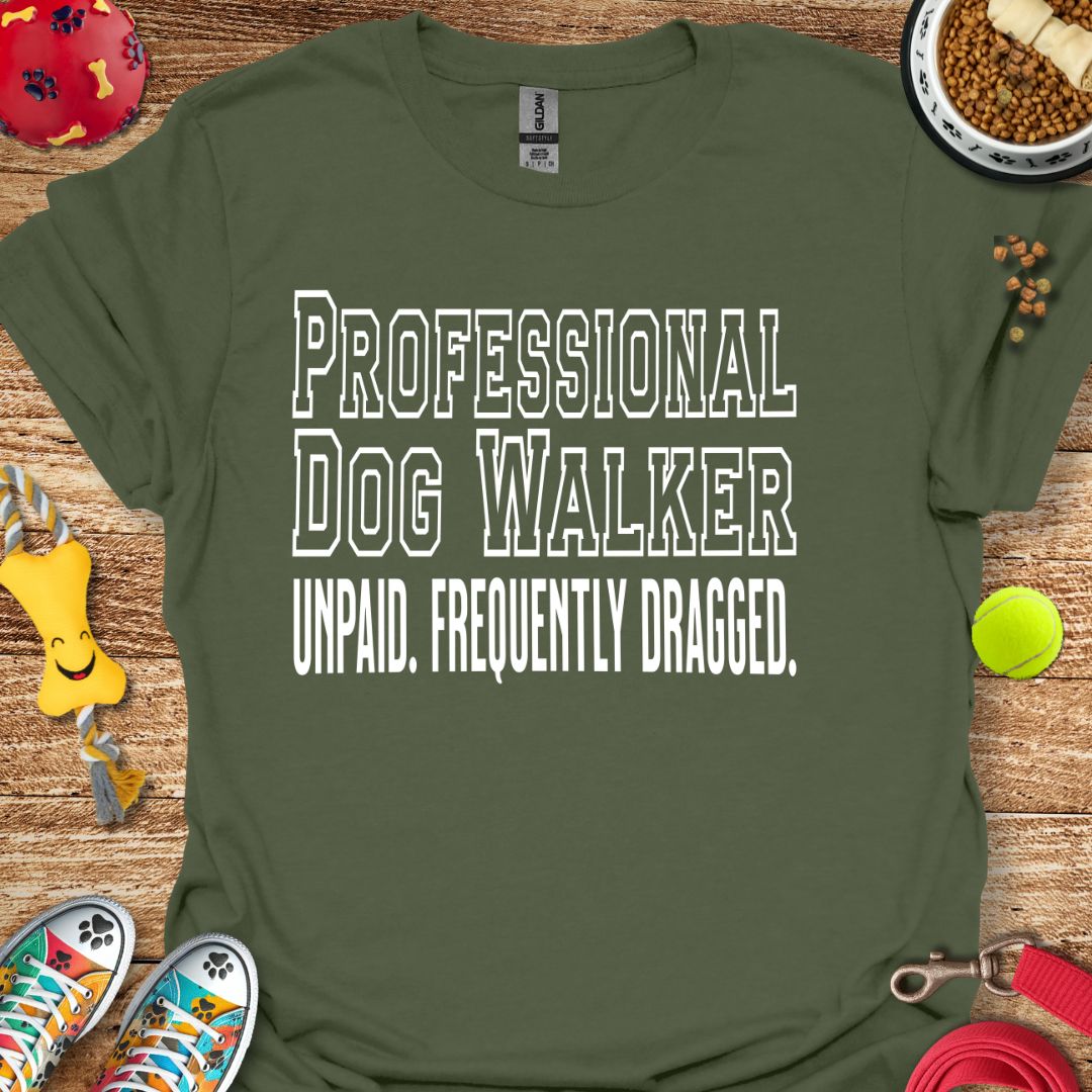 Professional Dog Walker T-Shirt