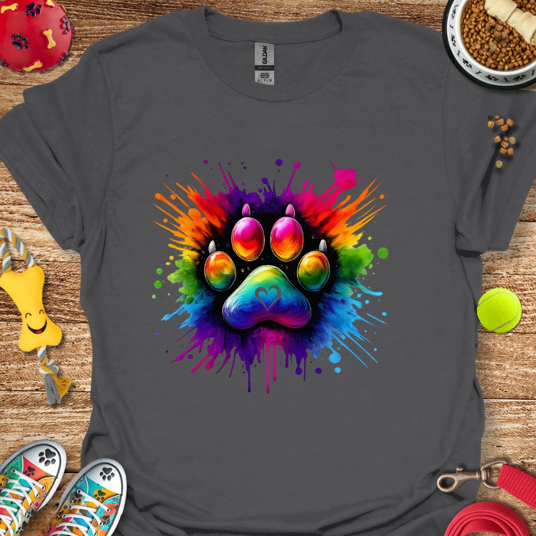 Paw Paint Splash T-Shirt