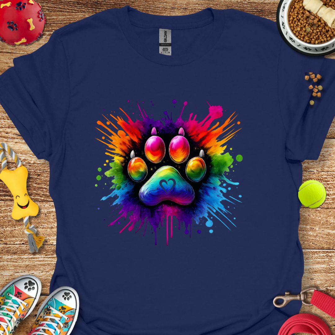 Paw Paint Splash T-Shirt