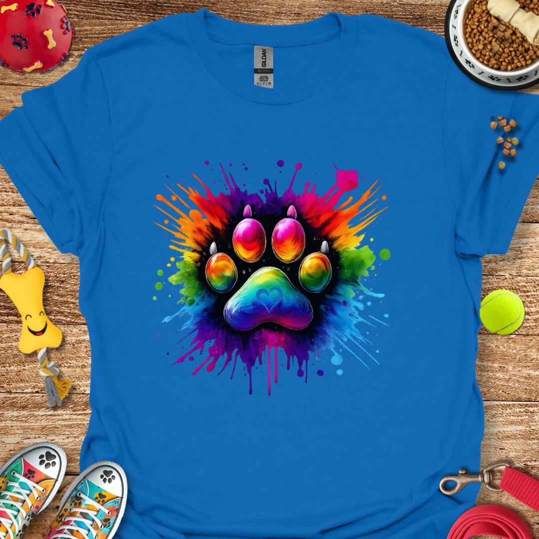Paw Paint Splash T-Shirt