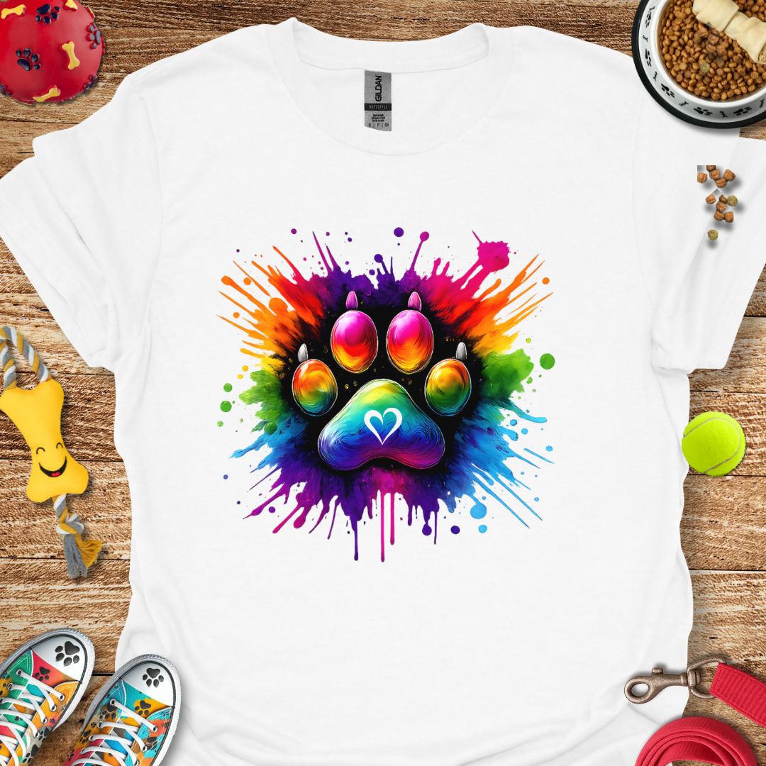 Paw Paint Splash T-Shirt