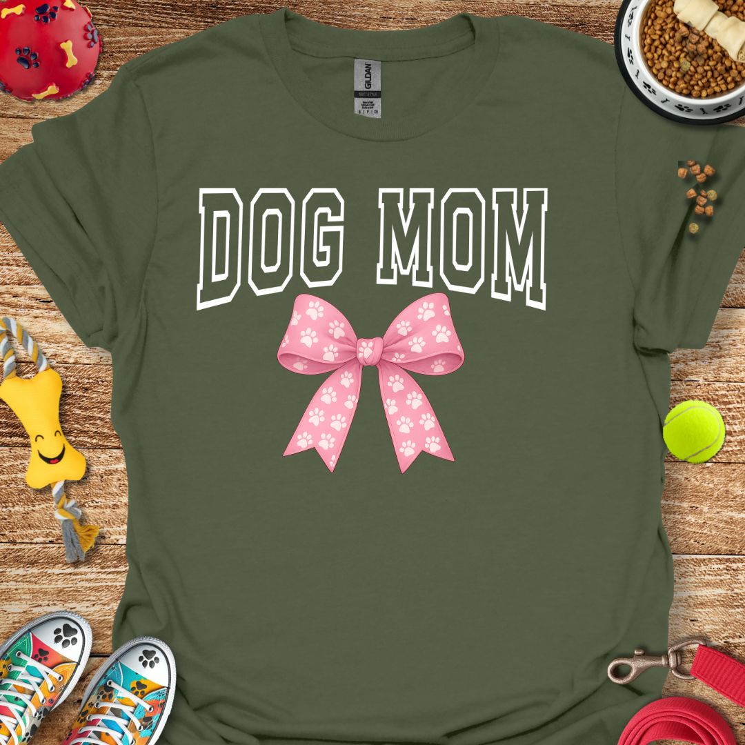Dog Mom Pink Coquette T-Shirt