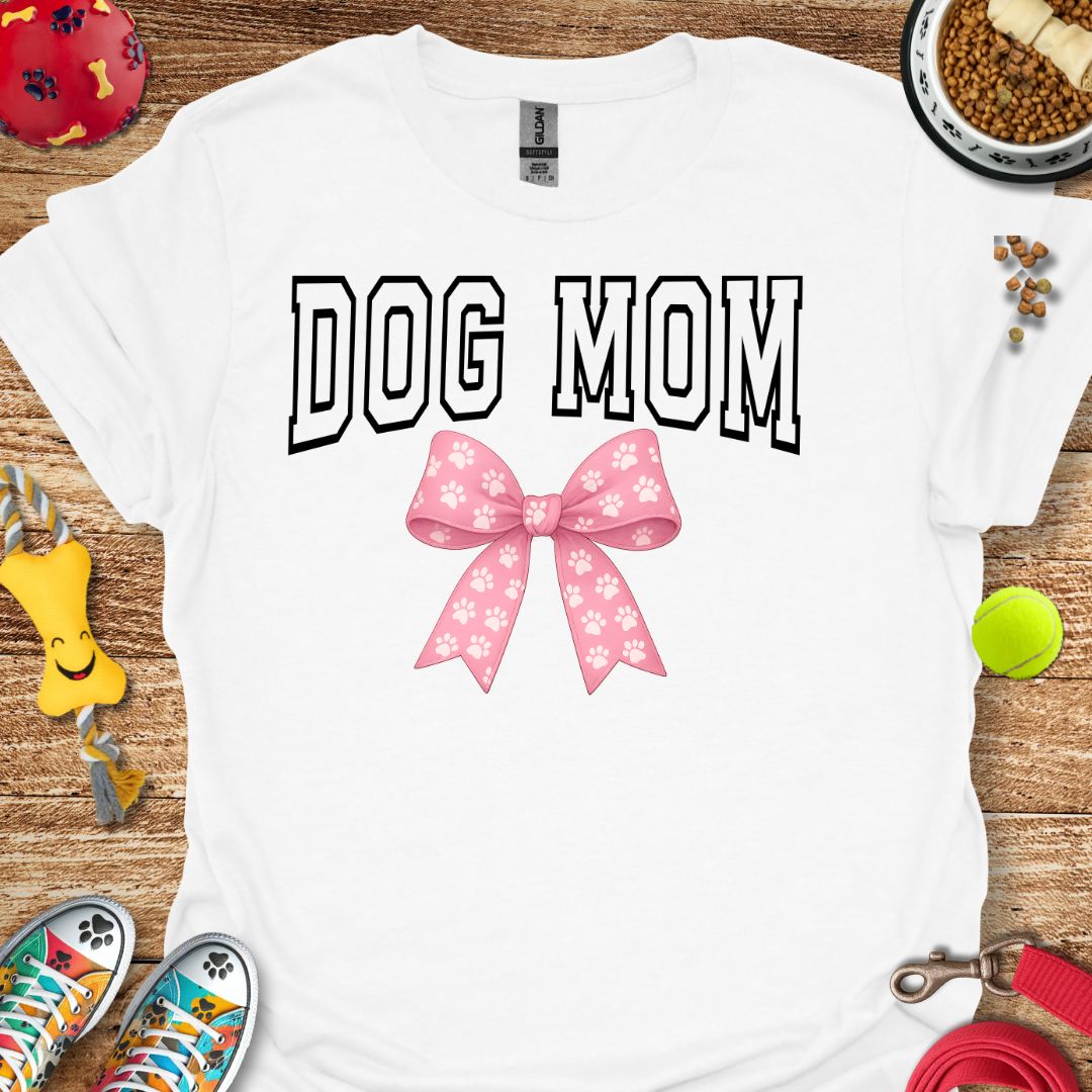 Dog Mom Pink Coquette T-Shirt