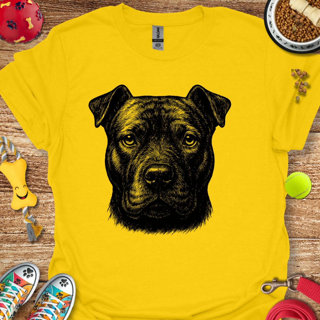 Pitbull Portrait T-Shirt