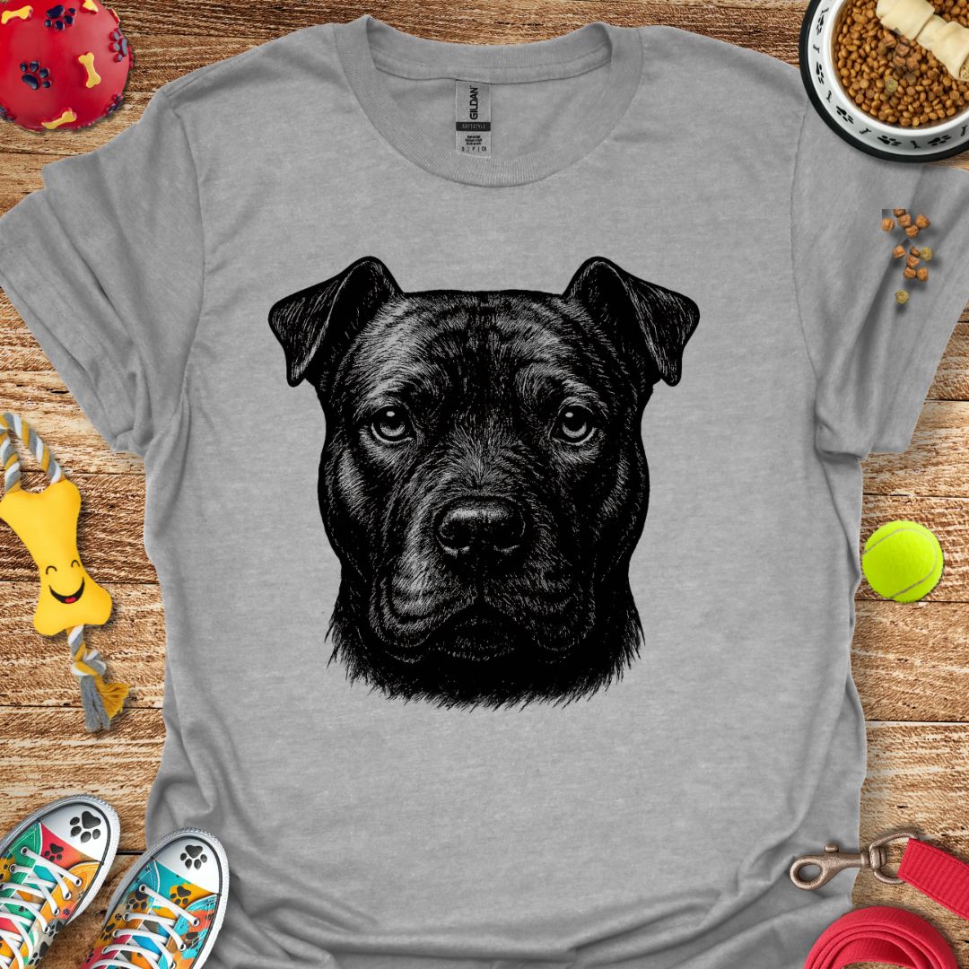 Pitbull Portrait T-Shirt