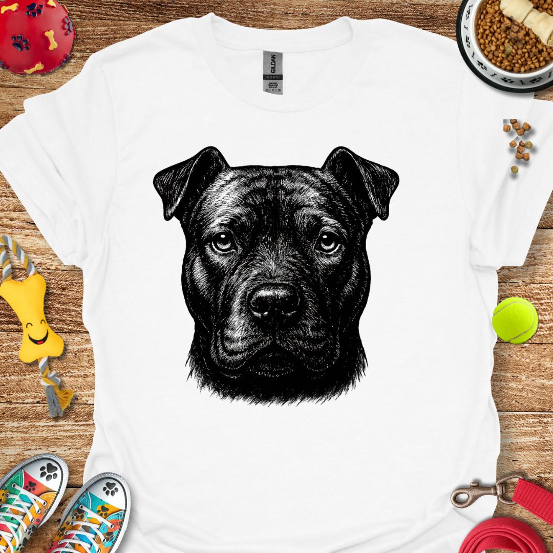 Pitbull Portrait T-Shirt