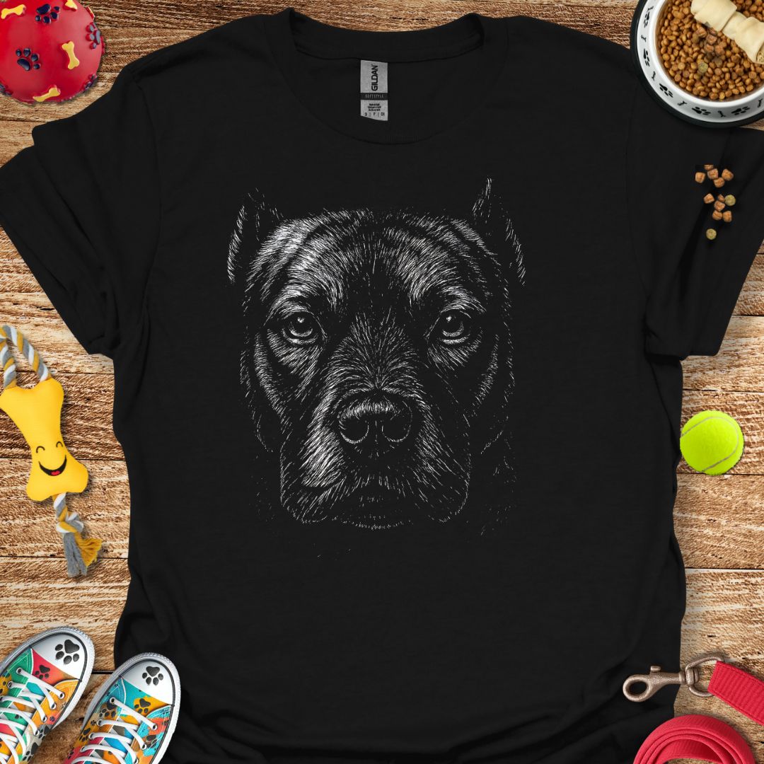 Pitbull Portrait T-Shirt