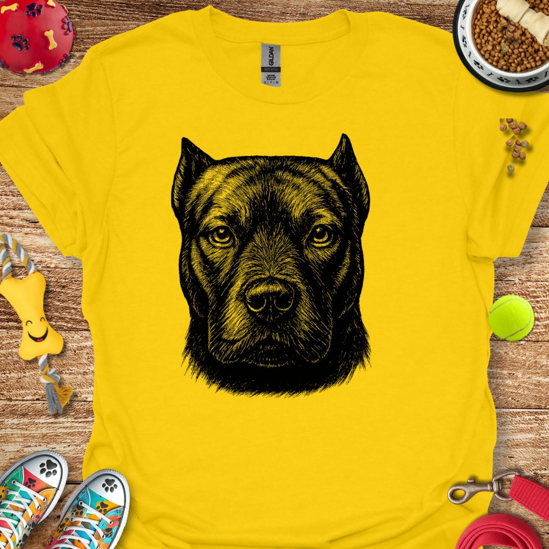 Pitbull Portrait T-Shirt