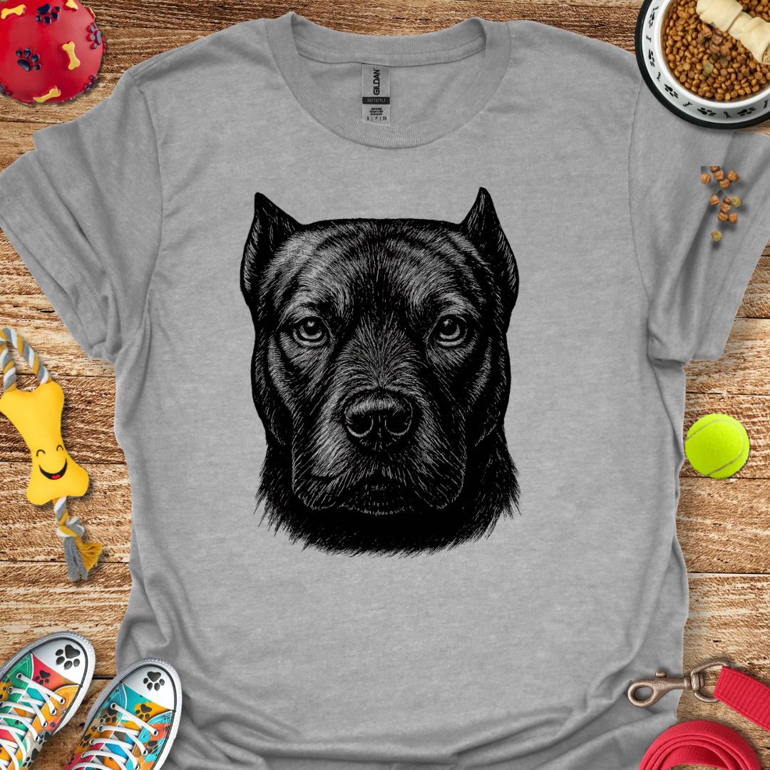 Pitbull Portrait T-Shirt