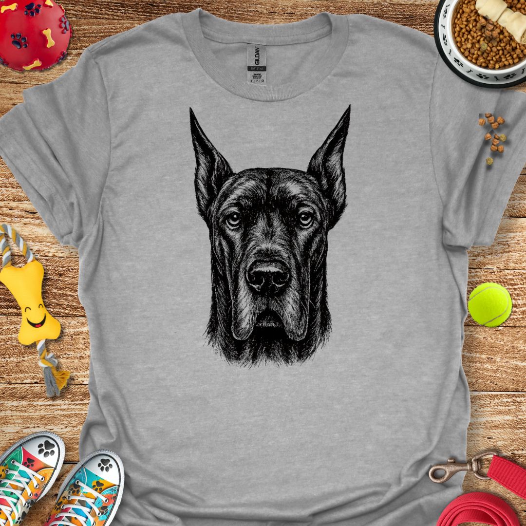 Great Dane Portrait T-Shirt
