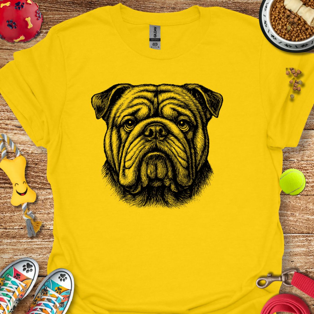 English Bulldog Portrait T-Shirt