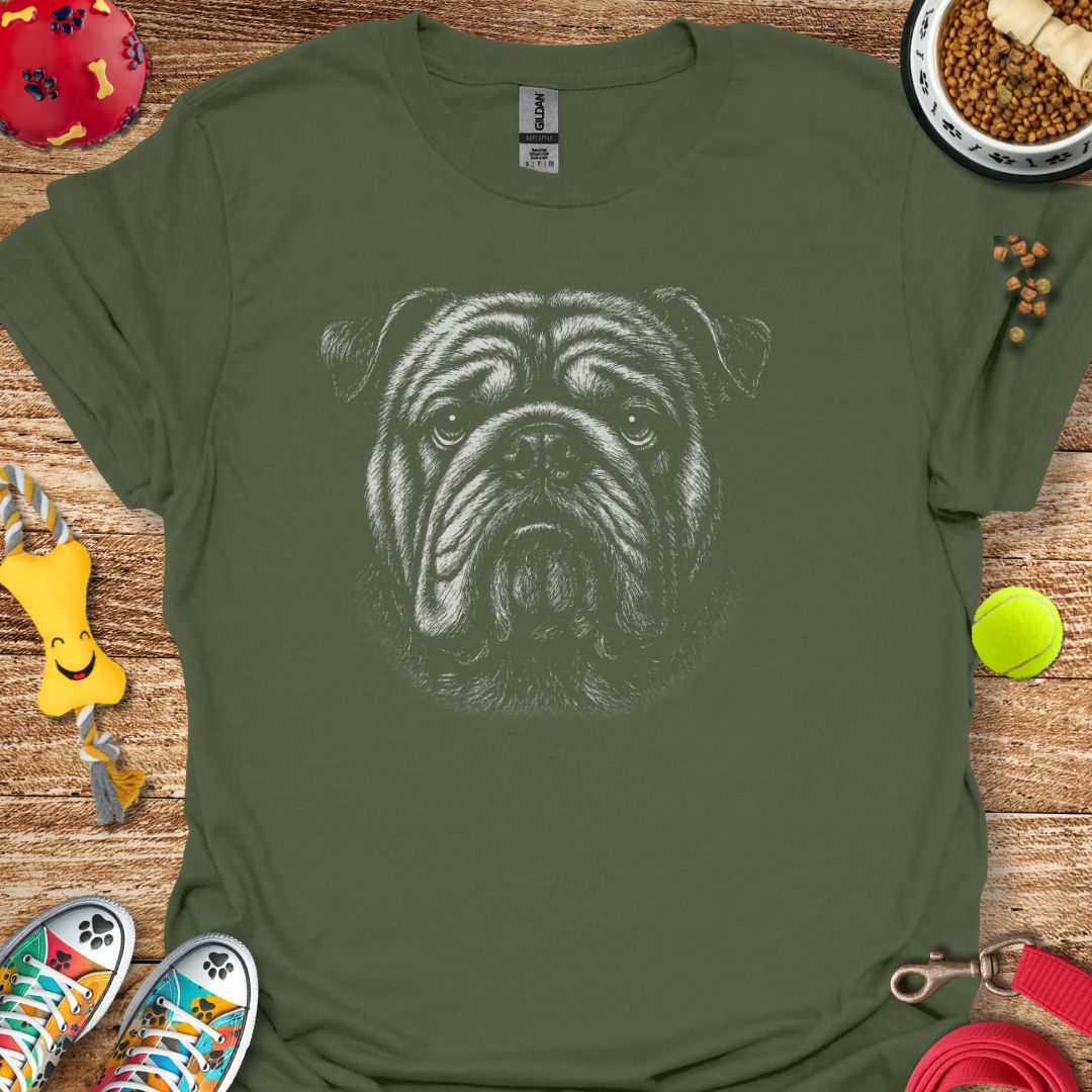 English Bulldog Portrait T-Shirt