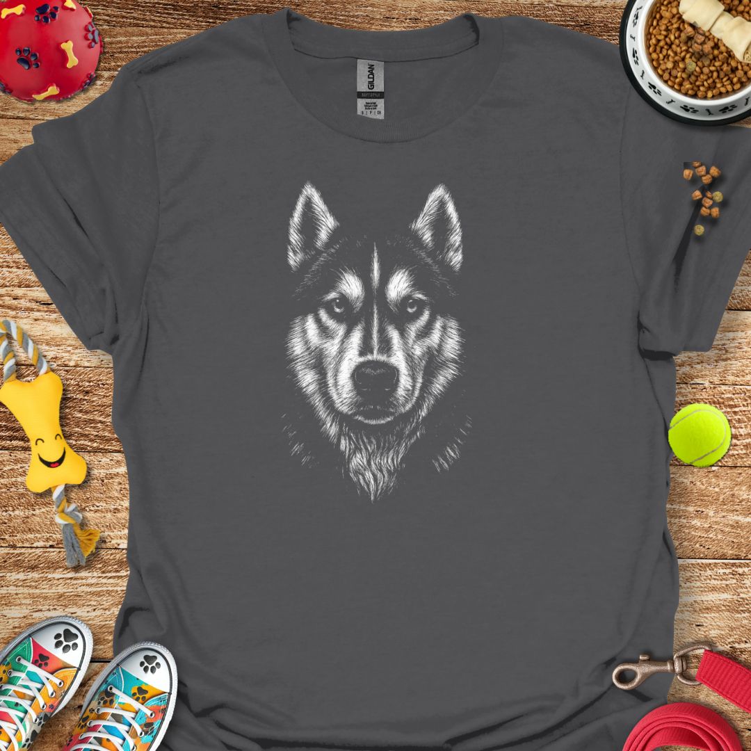 Husky Portrait T-Shirt