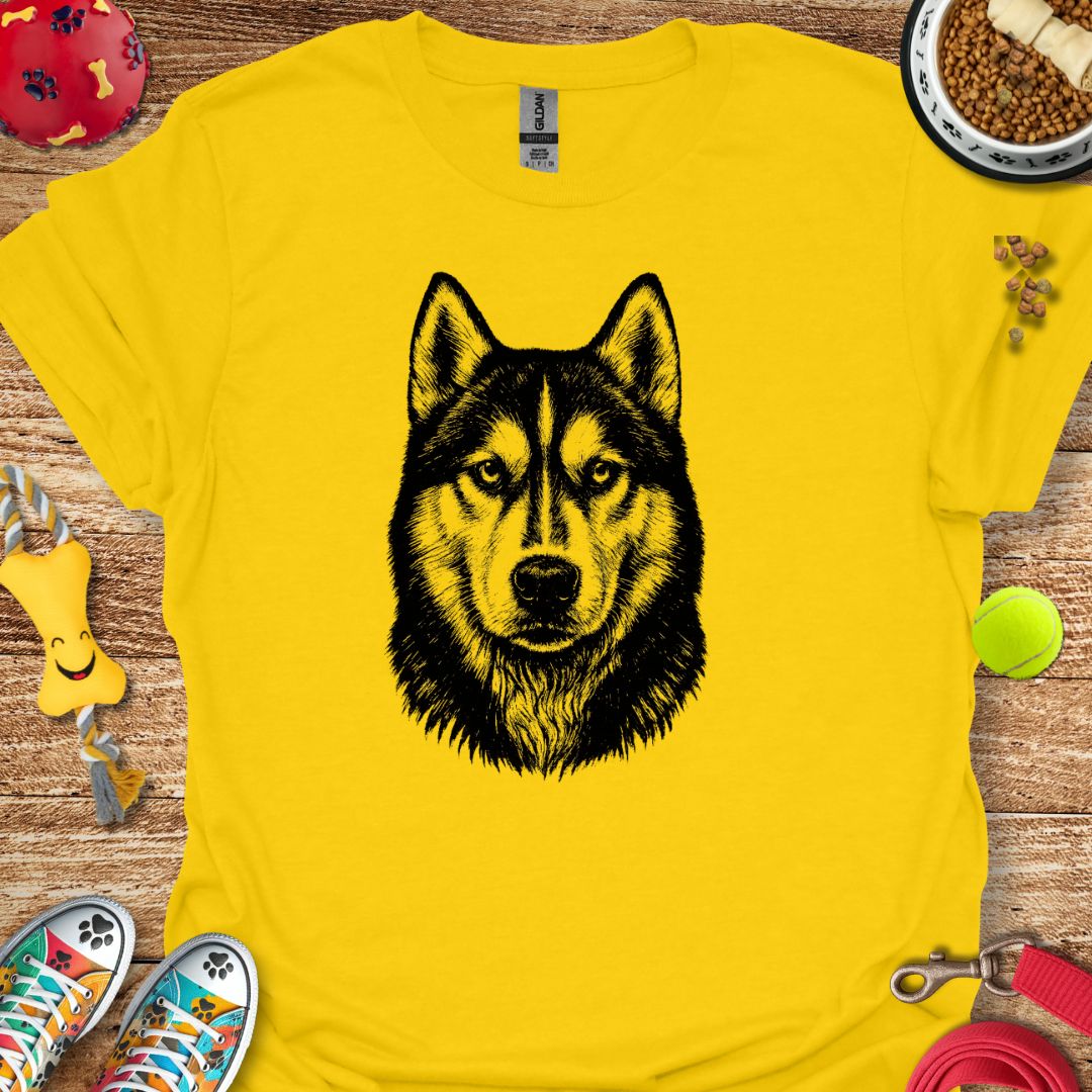 Husky Portrait T-Shirt