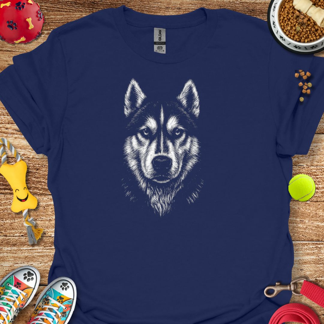 Husky Portrait T-Shirt