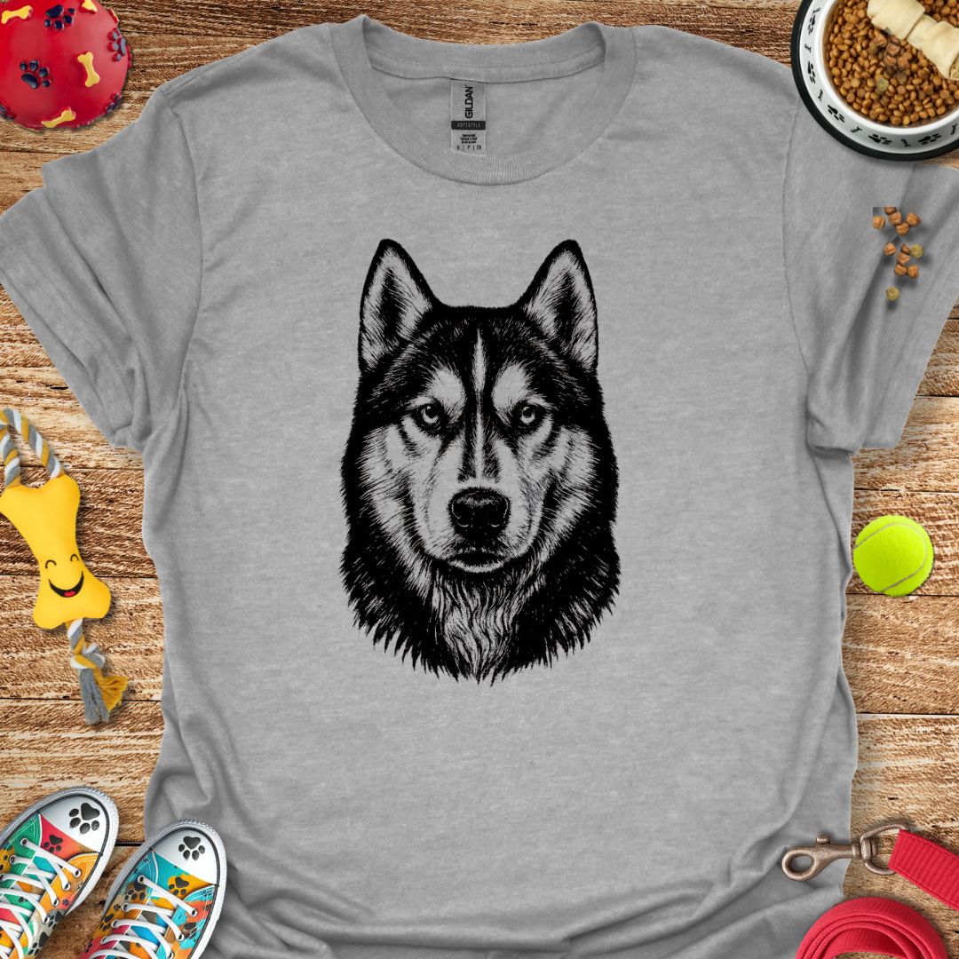 Husky Portrait T-Shirt