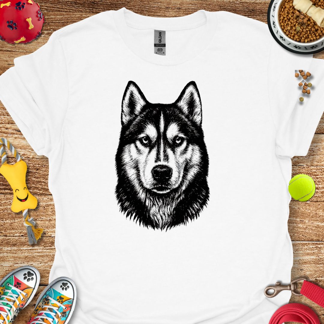 Husky Portrait T-Shirt