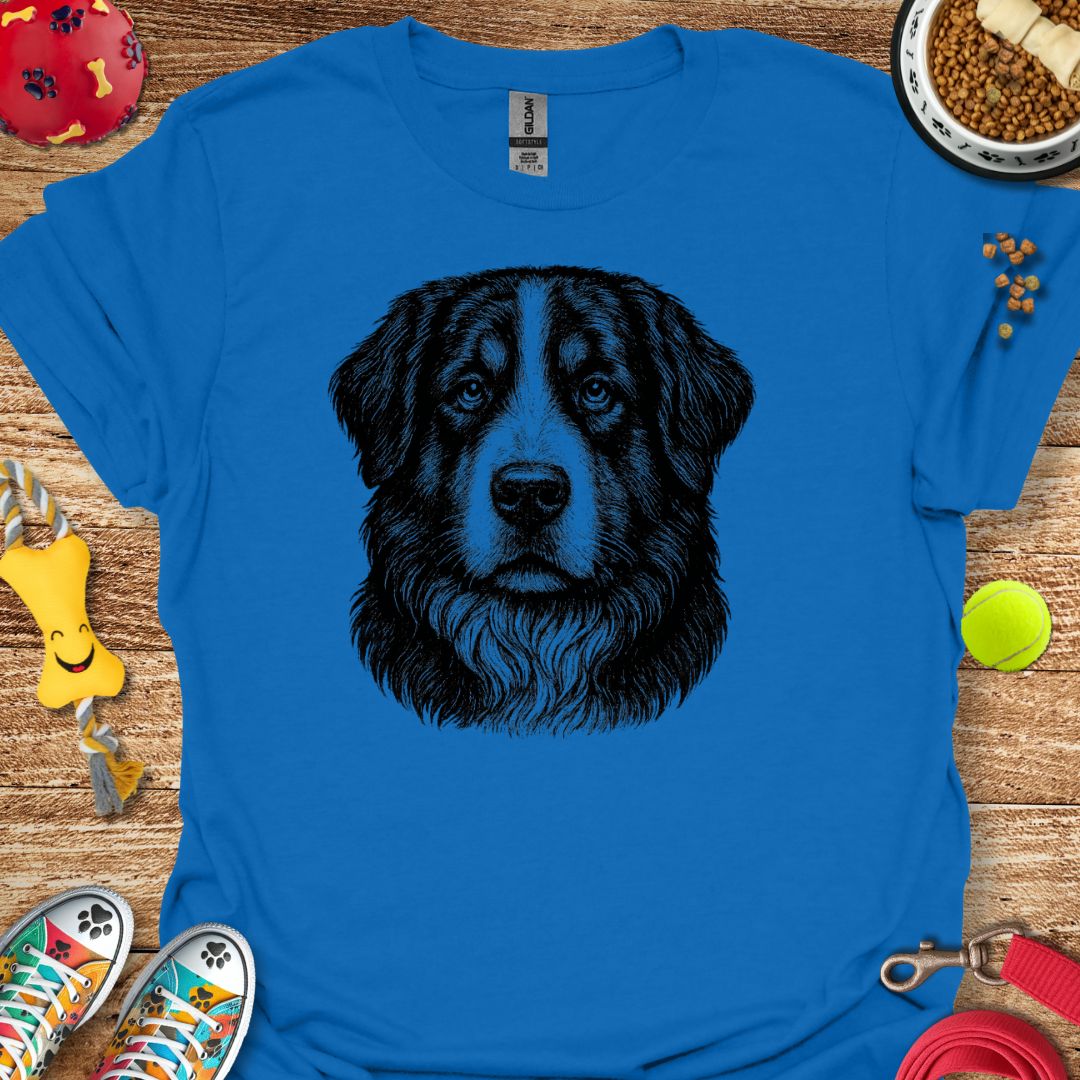 Bernese Mountain Dog Portrait T-Shirt