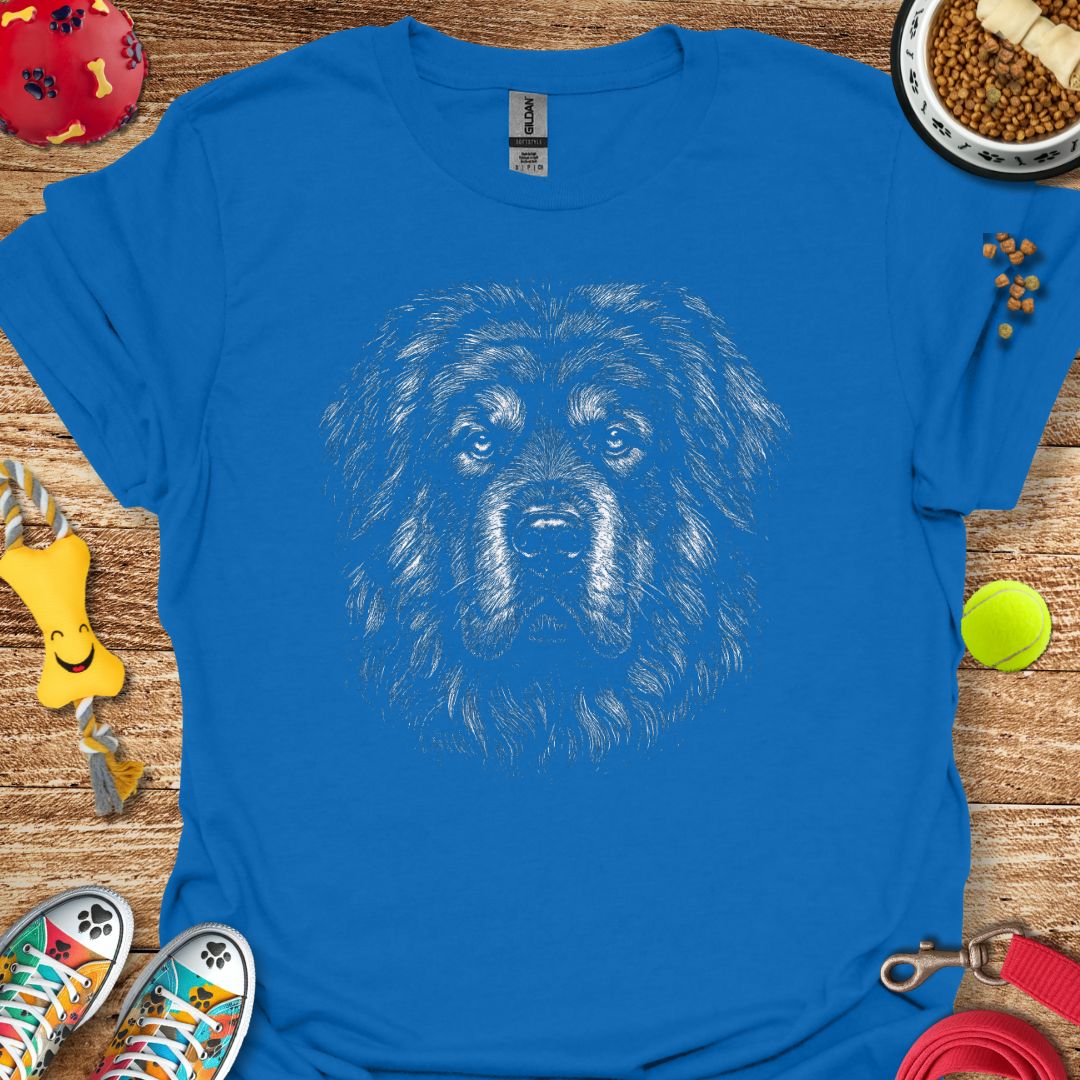 Tibetan Mastiff Portrait T-Shirt