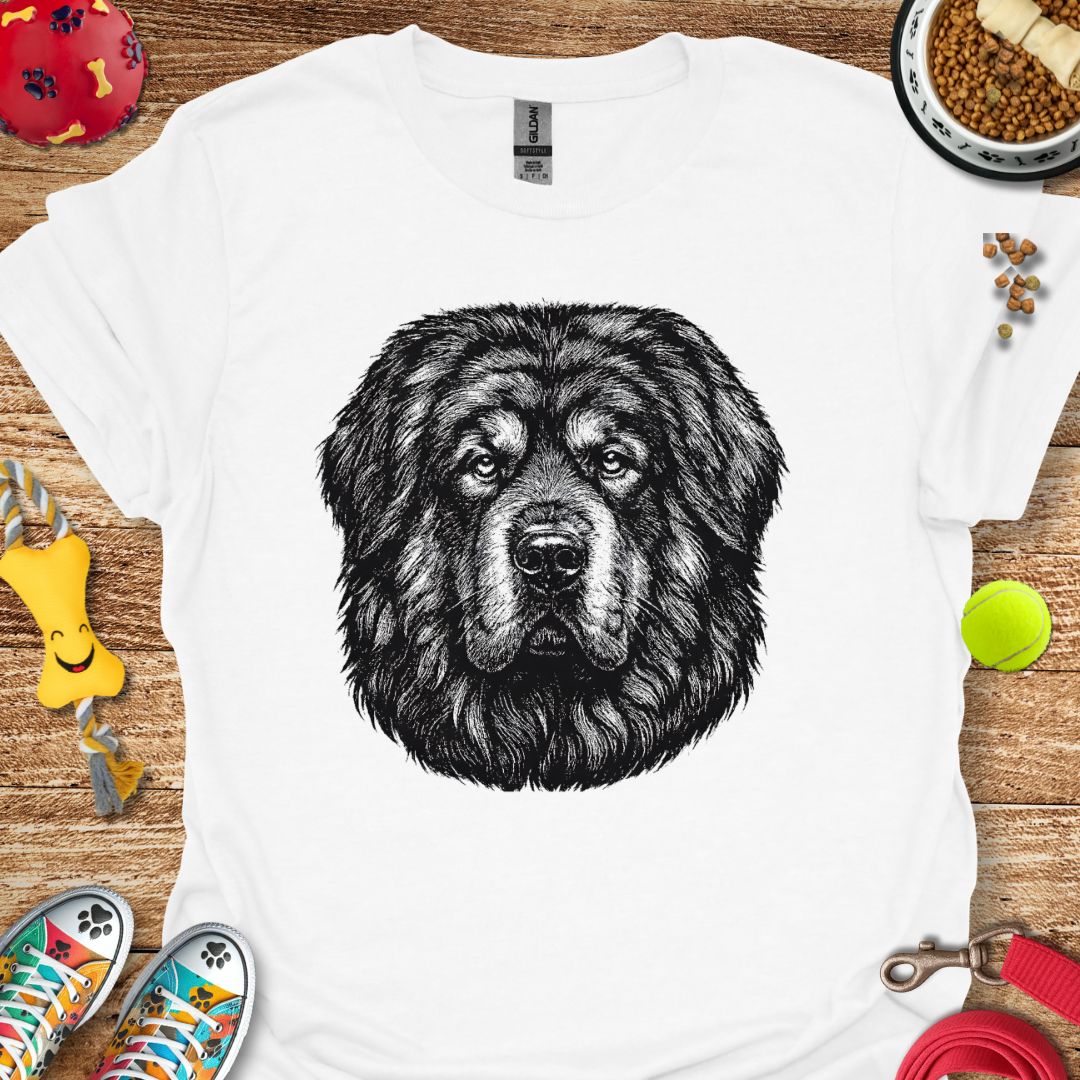 Tibetan Mastiff Portrait T-Shirt