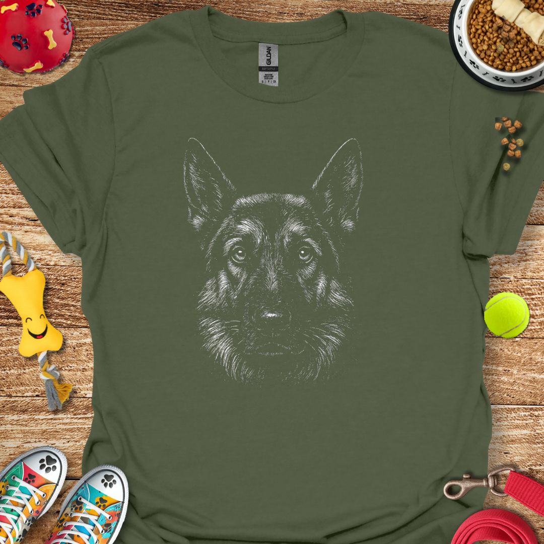 German Shepherd Portrait T-Shirt