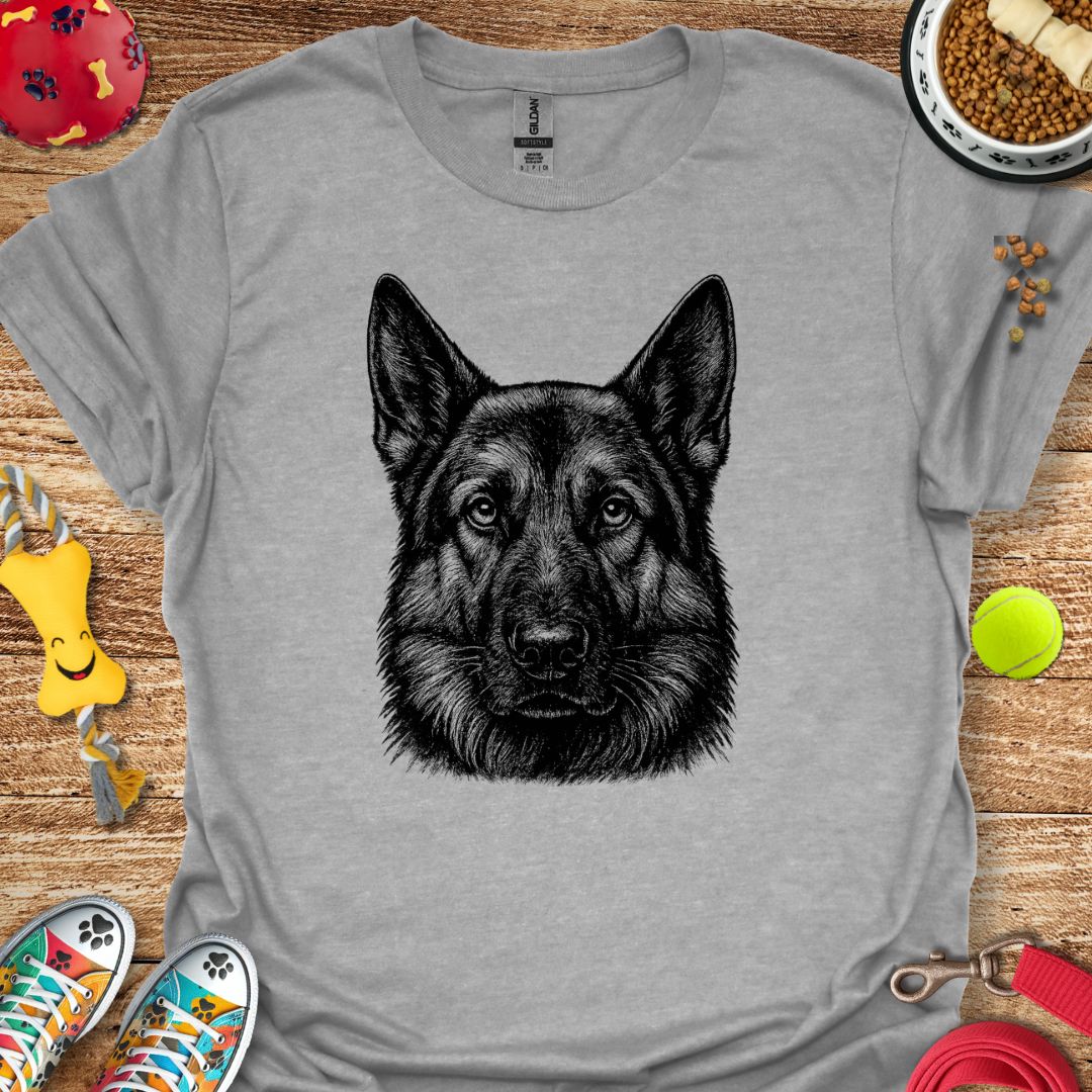 German Shepherd Portrait T-Shirt