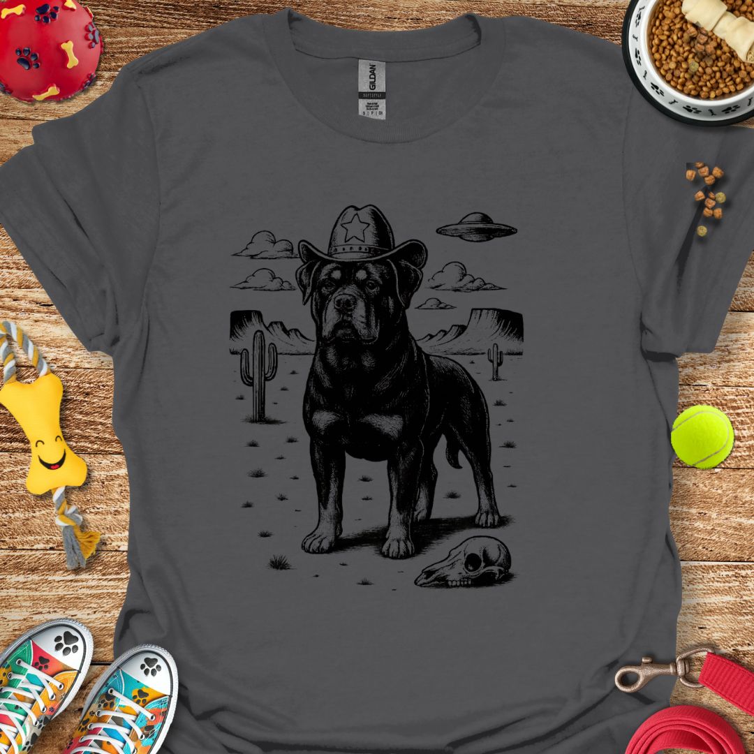 Western Rottie UFO T-Shirt
