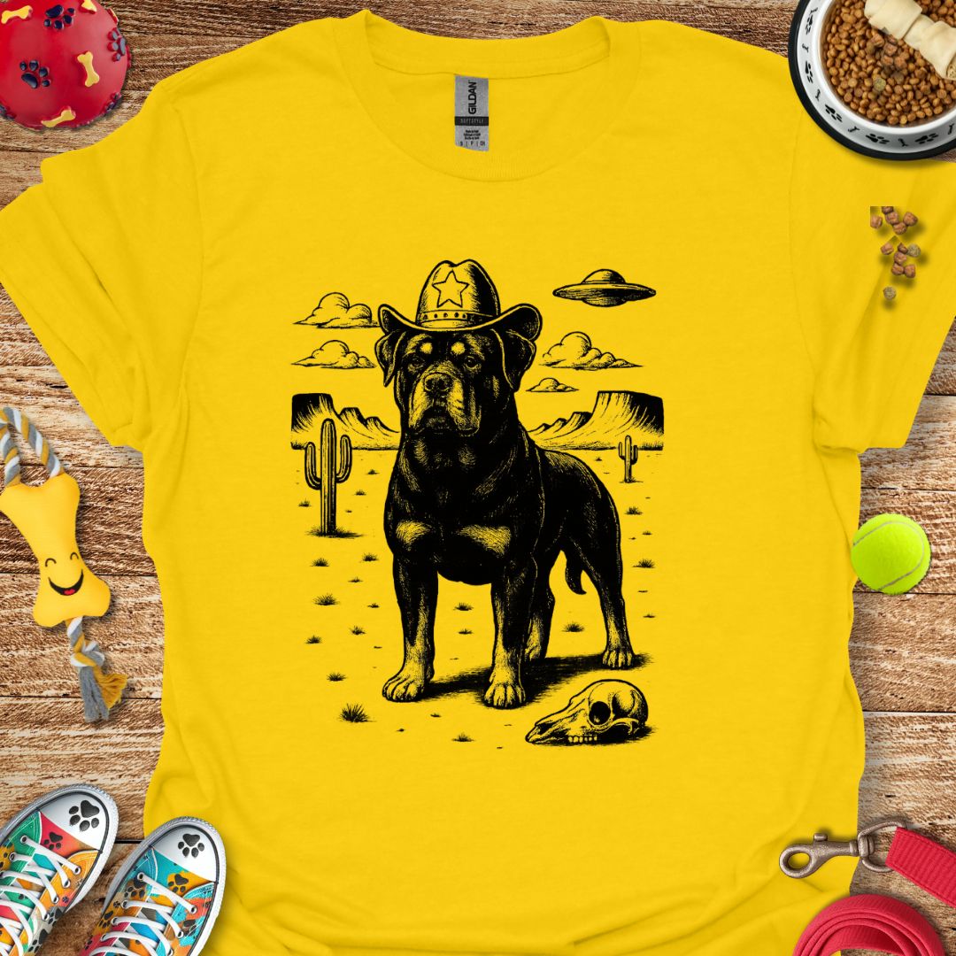 Western Rottie UFO T-Shirt