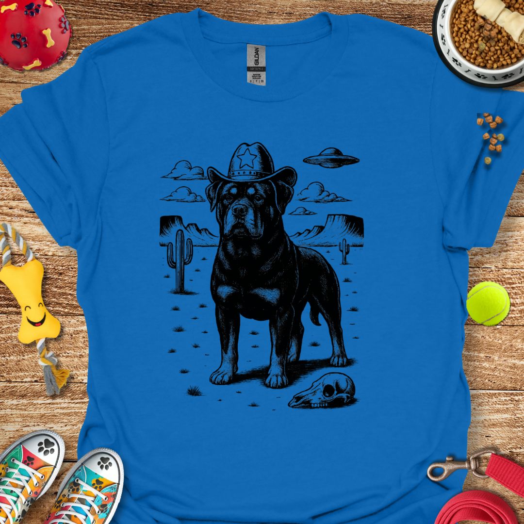 Western Rottie UFO T-Shirt