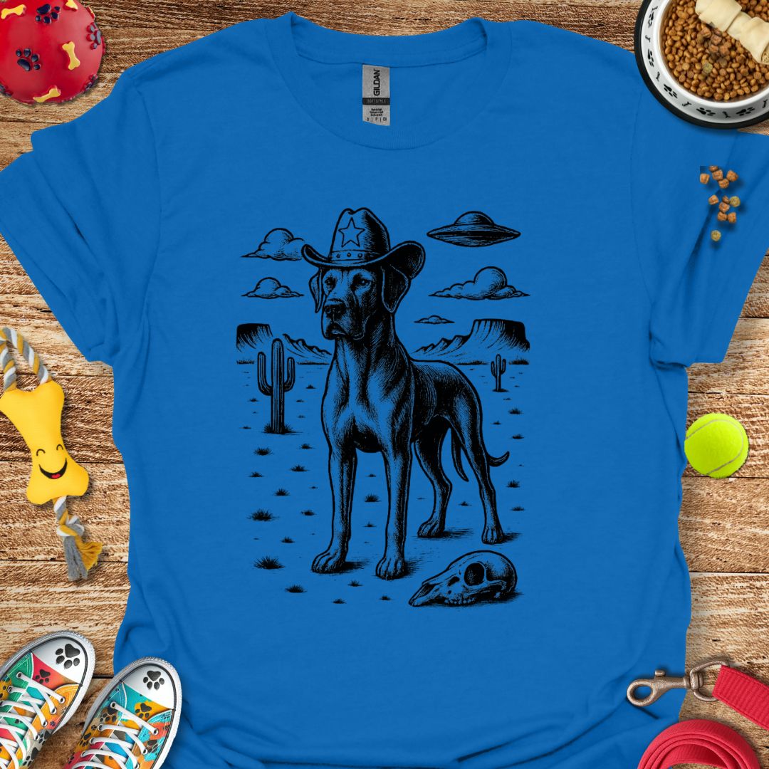 Western Great Dane UFO T-Shirt