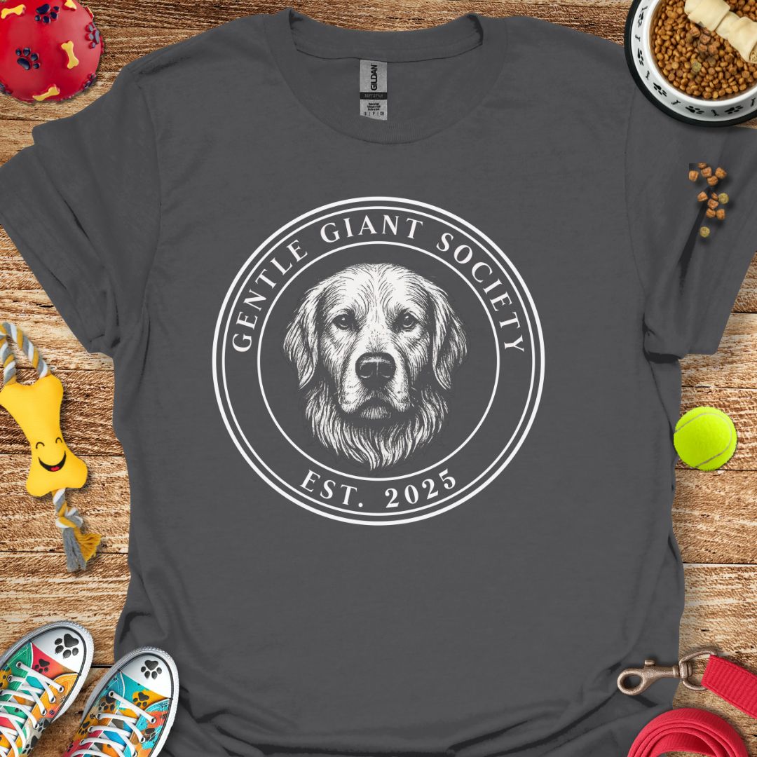 Gentle Giant Society Golden Retriever T-Shirt