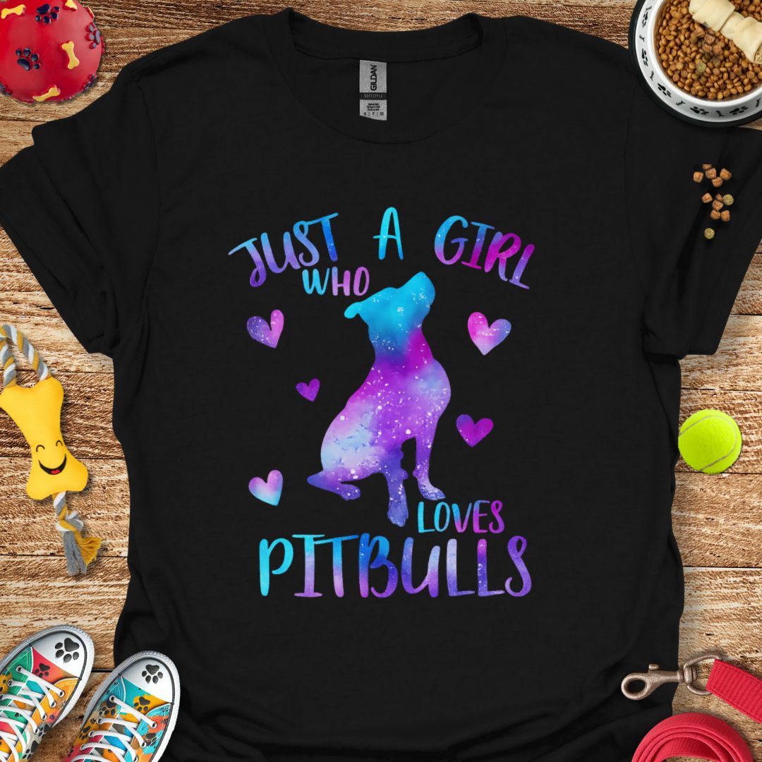 Just a Girl Pitbull T-Shirt