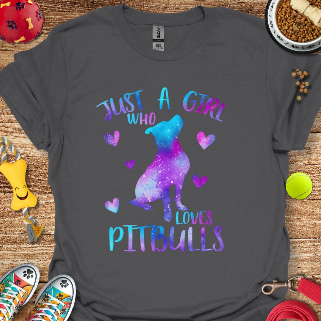 Just a Girl Pitbull T-Shirt