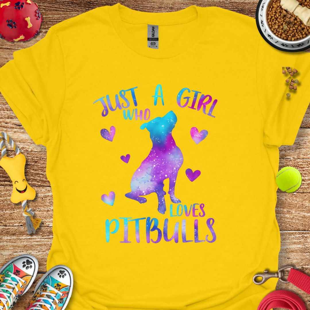 Just a Girl Pitbull T-Shirt