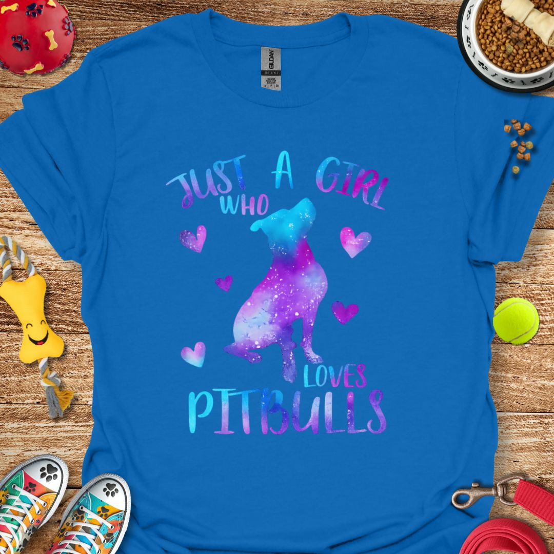 Just a Girl Pitbull T-Shirt