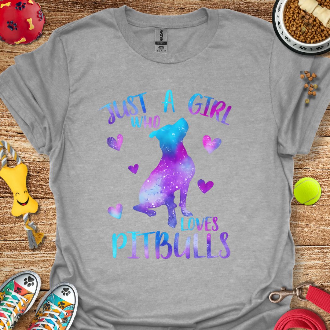 Just a Girl Pitbull T-Shirt