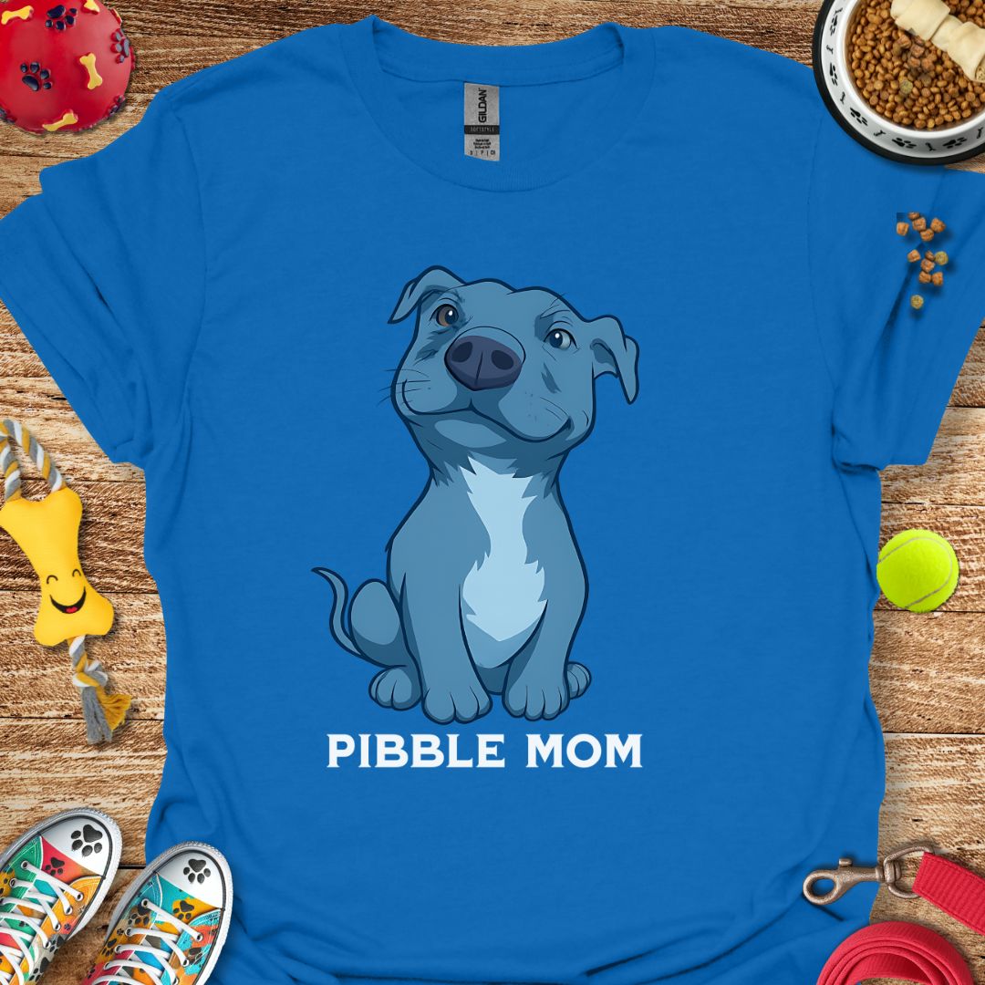 Pibble Mom (blue) T-Shirt