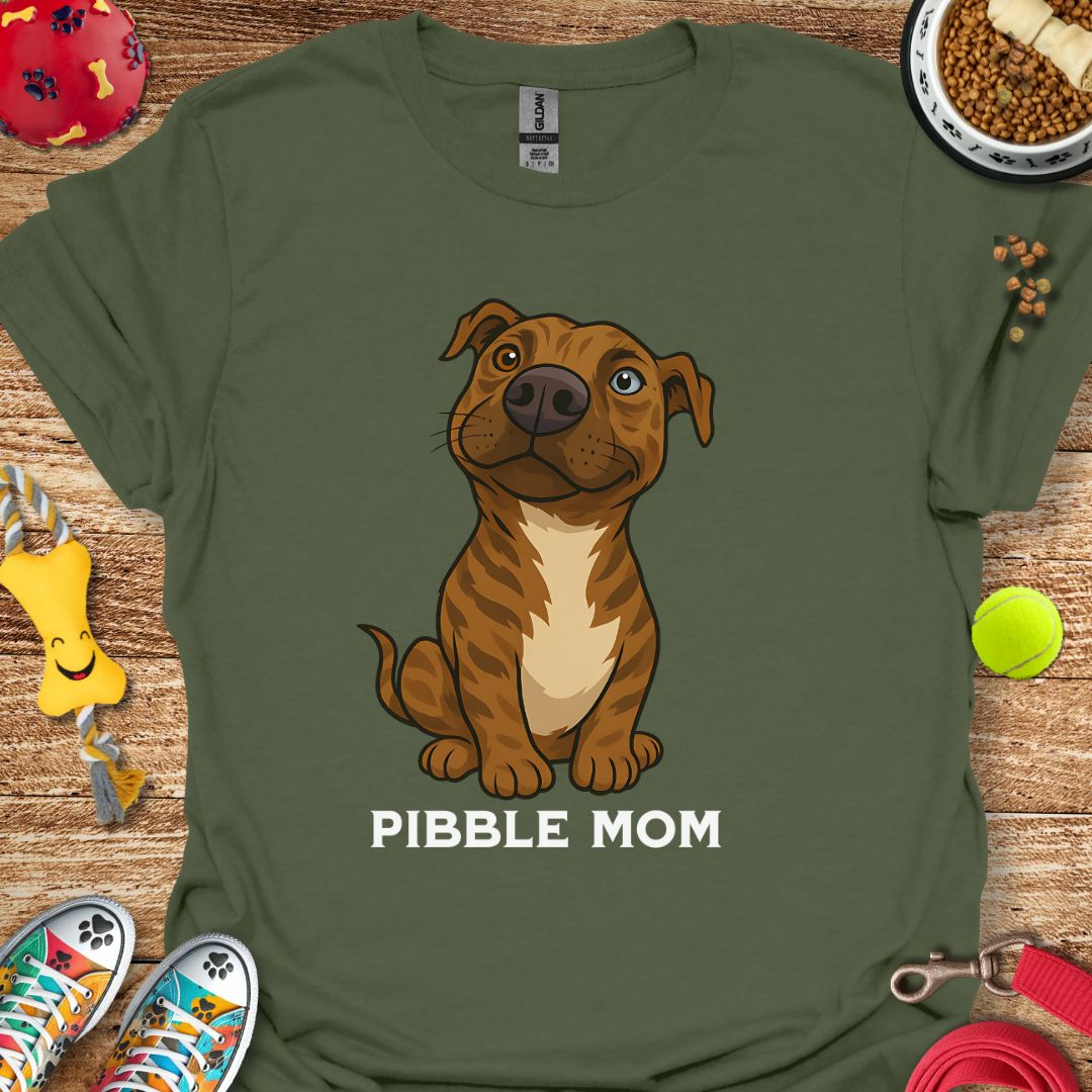 Pibble Mom (brindle) T-Shirt